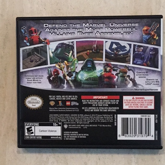 Lego Marvel Super Heroes Universe In Peril Nintendo DS Game Complete Superheroes - Picture 2 of 14